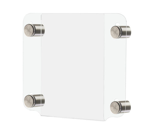 5.5"W x 8.5"H Graphic Image Sign Holder Frame with Standoffs