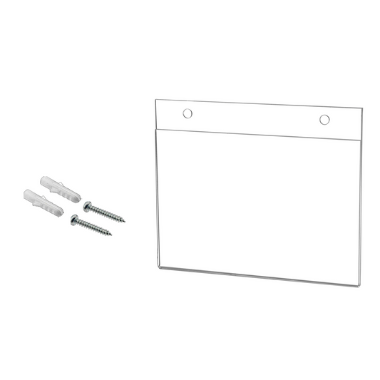 6"W x 4"H Wall Sign Holder with Hanging Hardware
