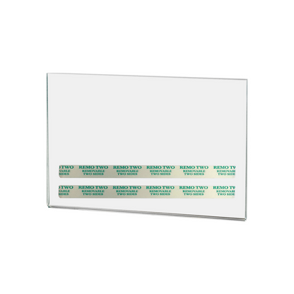 6"W x 4"H Wall Sign Holder with Double Sided Tape