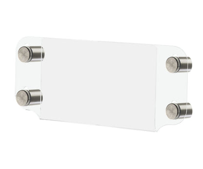 6"W x 4"H Sign Holder with Standoffs Flyer Photo Frame