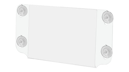 7"W x 5"H Window Sign Holder Double Sided with Suction Cups