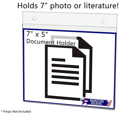 7"W x 5.5"H Wall Sign Holder with Hanging Hardware