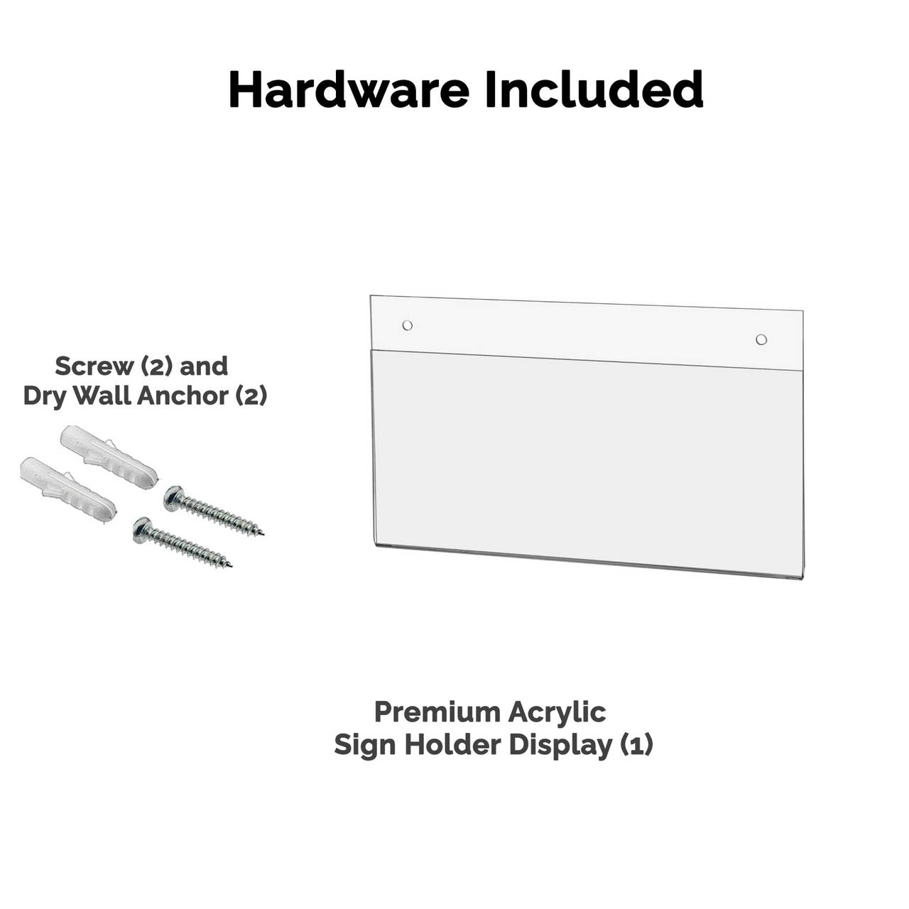 Hanging Hardware Included