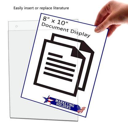 Wall Mount Ad Frame Sign Holder literature