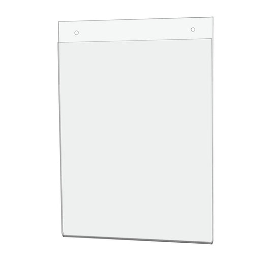 7"W x 10"H Notice Display Frame With Holes Wall Mount Sign Holder