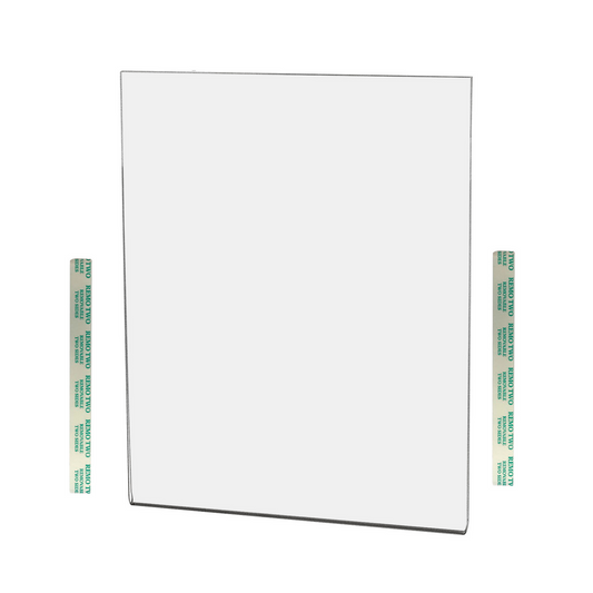 8"W x 10"H Wall Sign Holder with Double Sided Tape