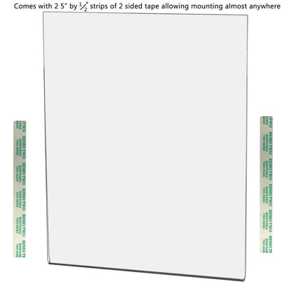 Sign Literature Holder double sided tape Eight Inches Wide by Ten Inches High