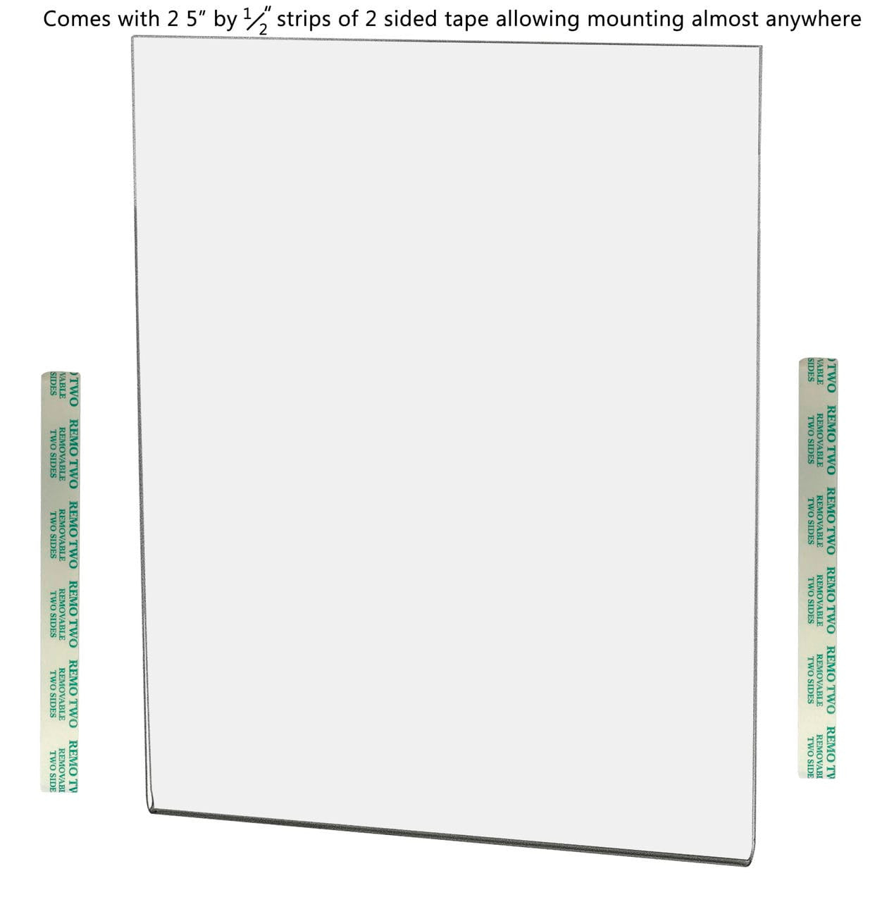 8"W x 10"H Wall Sign Holder with Double Sided Tape