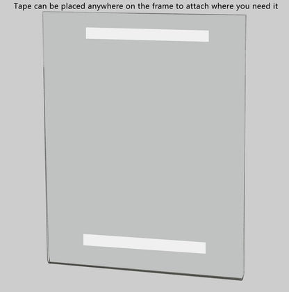 Sign Literature Holder with adhesive Eight Inches Wide by Ten Inches High