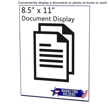 TRU-VU® Sign Holder for 8.5"W  x 11"H Literature