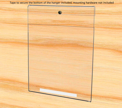 Sign Holder 8.5"W x 11"H Flyer Display with Notched Backside
