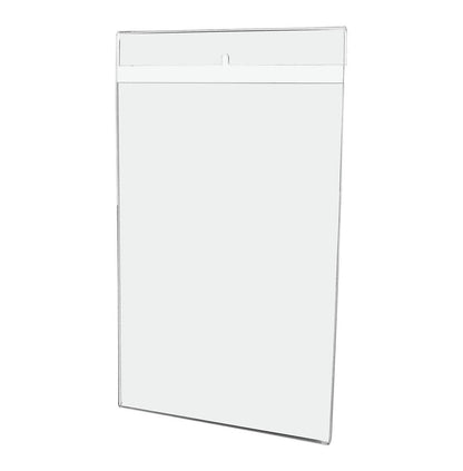 Sign Literature Holder Mounting Notched Backside Eight and a Half Inches Wide by Fourteen Inches Tall