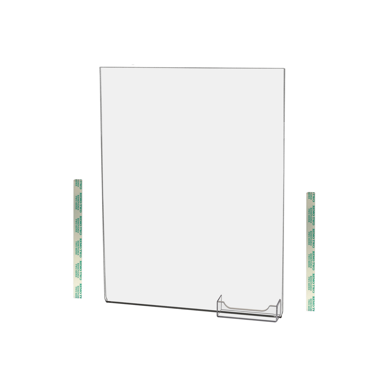 8.5"W x 11"H Wall Sign Holder with Business Card Pocket and Tape