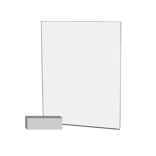 Magnetic 8.5"W x 11"H Sign Holder Metal Mount