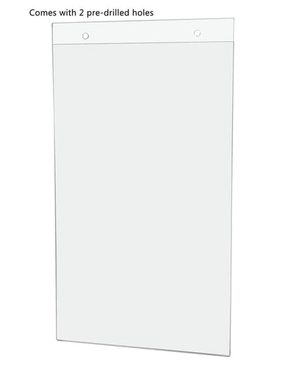 Clear Acrylic Extra Long Ad Display