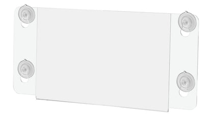 Sign Holder 8.5"W x 5.5"H Double Sided Display with Suction Cups