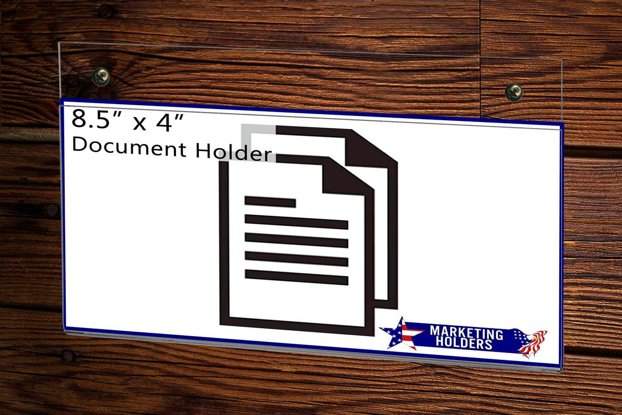 Wall Mount Sign Holder action view