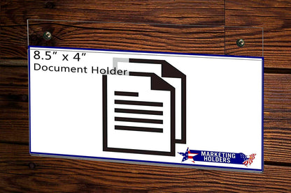 Wall Mount Sign Holder action view