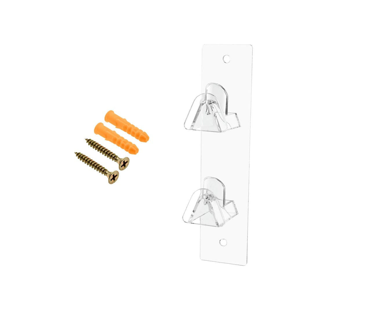 White Rack Hardware Included