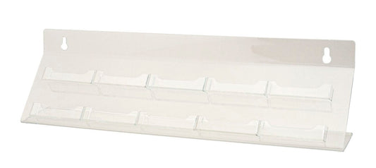 Business Card Holder 10 Pocket Wall Mount or Freestanding