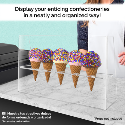 Countertop Ice Cream Cone Holder