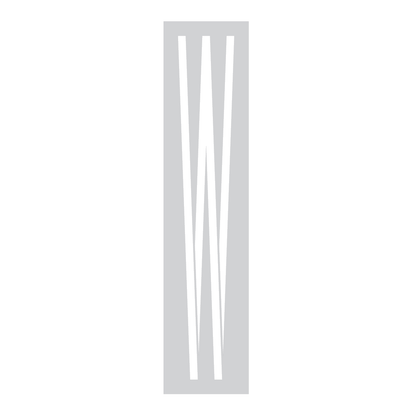 Alphabet Stencil Kit with 26 Pieces for Parking Lots and Schools