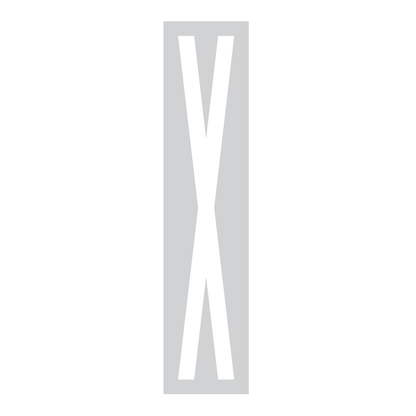 Alphabet Stencil Kit with 26 Pieces for Parking Lots and Schools