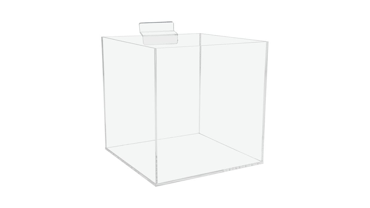 Five Inches Wide Slatwall Display Bin Angle