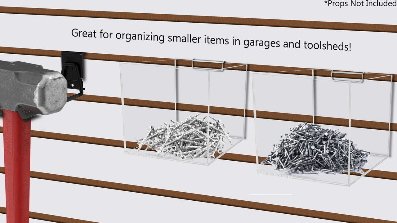 Five Inches Wide Great for organizing smaller items in garages and tool sheds