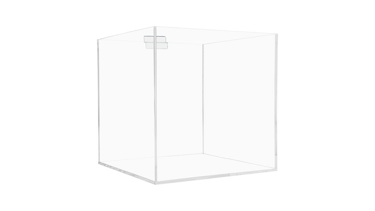 Six Inch Wide Display Bin with Slatwall Attachment
