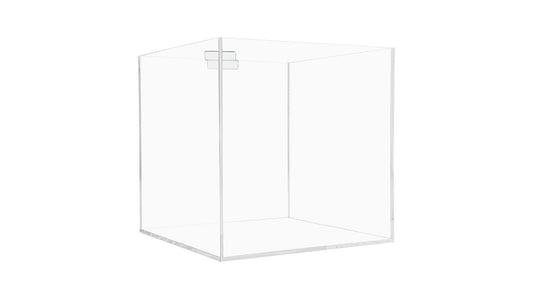 Six Inch Wide Display Bin with Slatwall Attachment