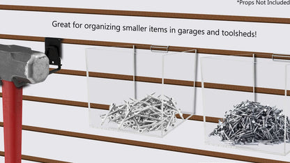 Six Inch Wide Great for organizing smaller items in garages and tool sheds