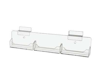 Slatwall 3 Pocket Business Gift Card Holder Multi Slot Organizer