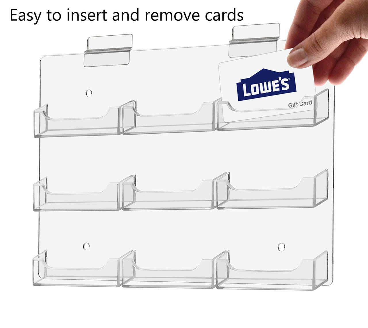 Easy to insert and remove cards