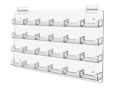 Slatwall Business Gift Card Holder 24 Pocket Multi Slot Organizer