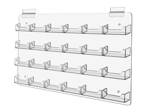 Slatwall Business Gift Card Holder 24 Pocket Multi Slot Organizer
