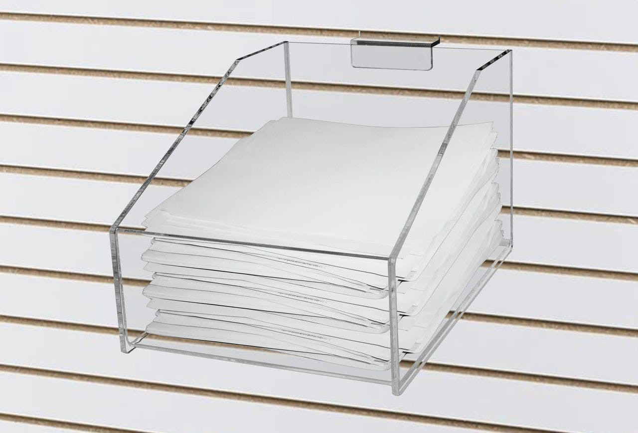 Slat-wall Storage Bin Full