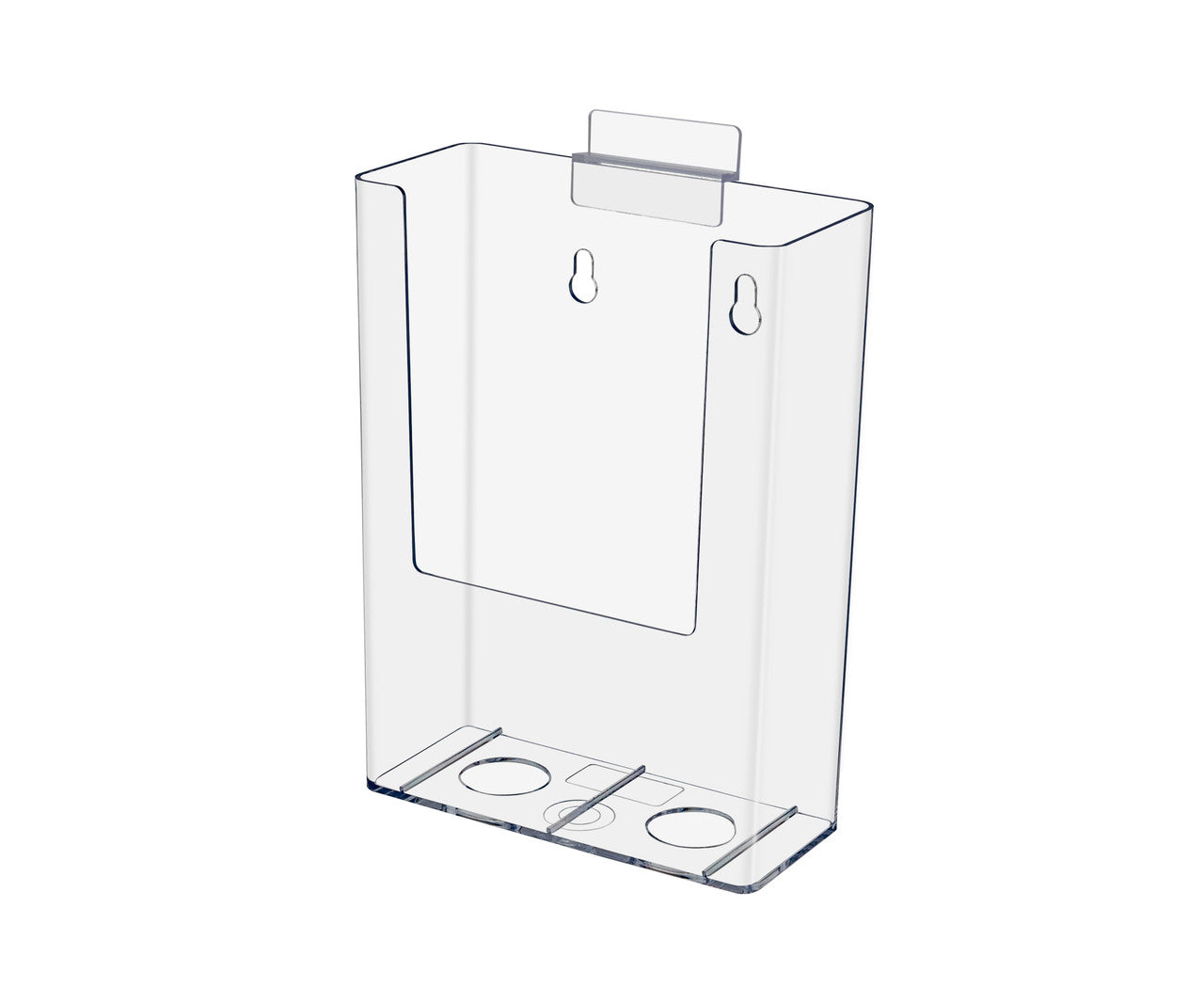 Slatwall 4.5"W Bifold Brochure Pamphlet Holder