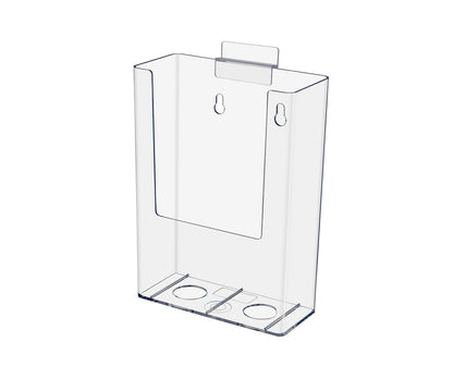 Slatwall 4.5"W Bifold Brochure Pamphlet Holder