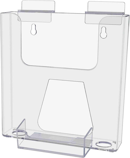 Slatwall 6.5" Advertisement Holder with Business Card Slot