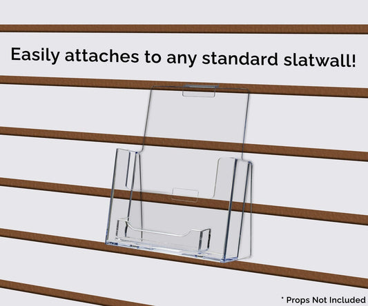 Easily attaches to any standard slatwall