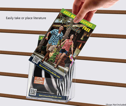 Five and a Half Inches Wide Easily take or place literature