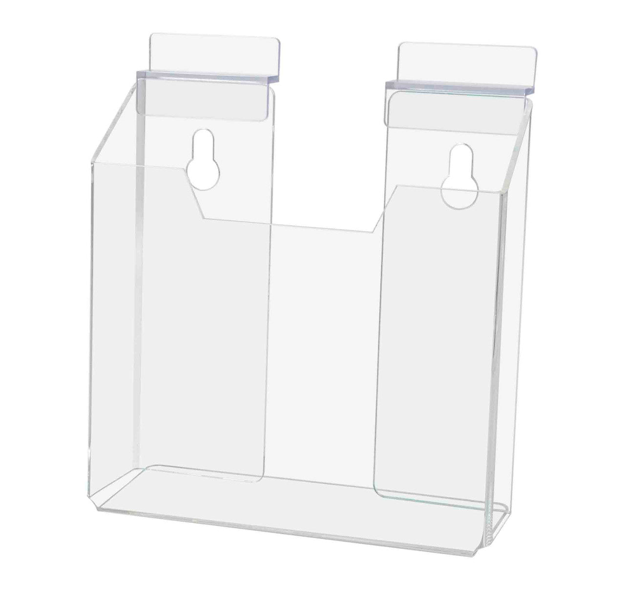 Slatwall 5.5"W Vertical Bifold Holder Booklet Display