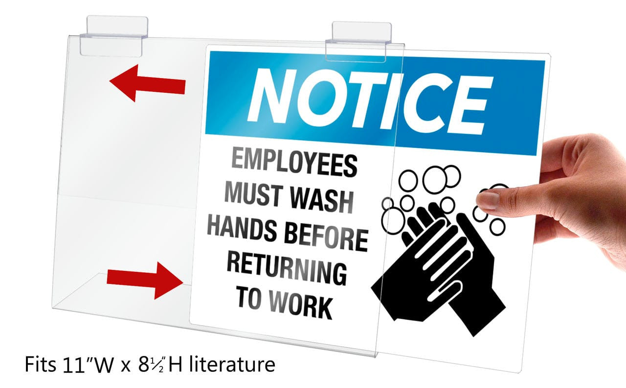 Fits document size literature Side Loading