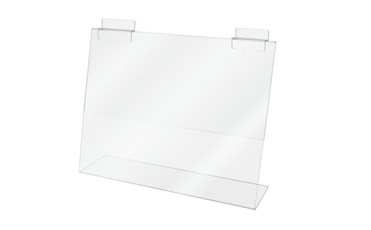 Slatwall Slant Back Table Tent Holder Ad Frame