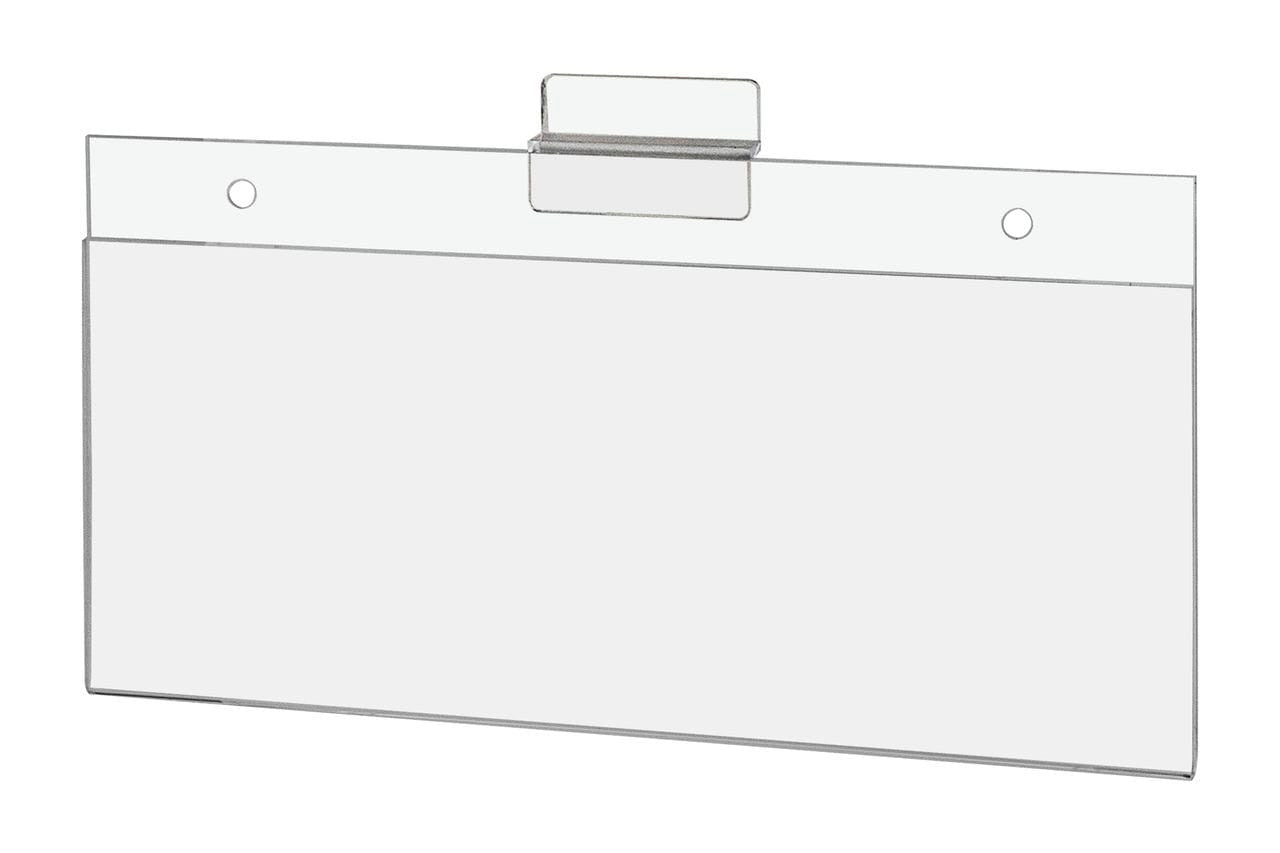 10"W x 4"H Slatwall Sign Holder Sales Price Tag Display Frame