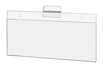 10"W x 4"H Slatwall Sign Holder Sales Price Tag Display Frame