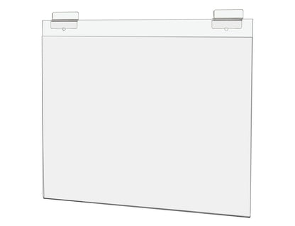 14"W x 11"H Slatwall Sign Holder Poster Display