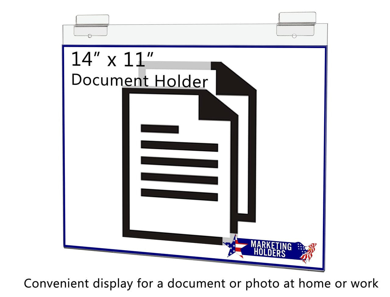Convenient display for a document or photo at home or work Fourteen Inches Wide by Eleven Inches High