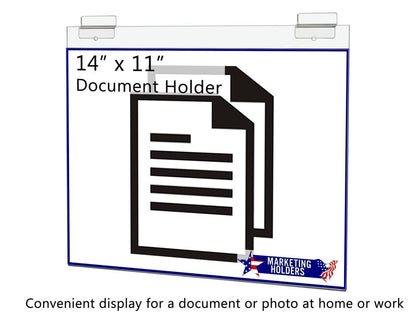 Convenient display for a document or photo at home or work Fourteen Inches Wide by Eleven Inches High